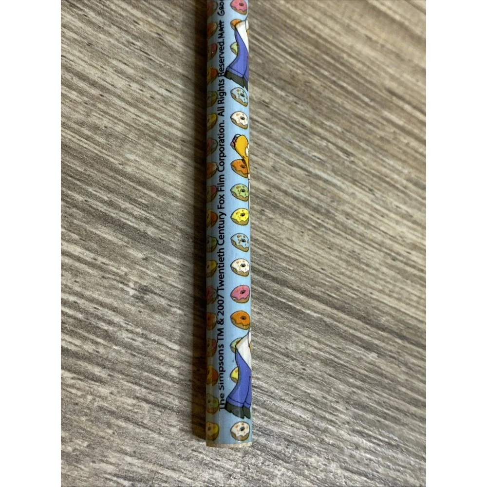 Vintage Lot‎ of 3 Simpsons HOMER Pencils Matt Groening Unsharpened